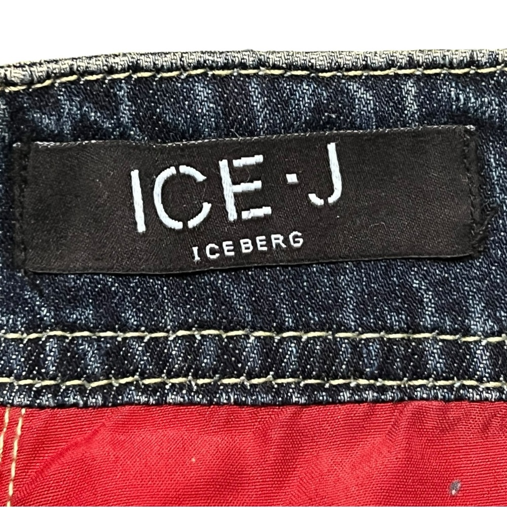 Ice Iceberg Wide Leg Jeans - Blue 28 - Picture 5 of 9